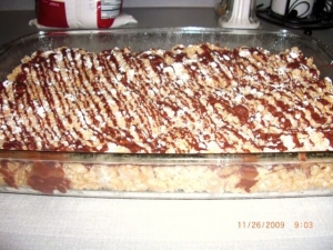 recipe for candy bar rice krispy squares