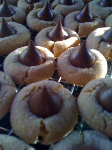 photo of Cookies With A Kiss (Peanut Butter Blossom Cookies)