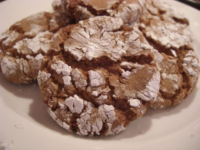 Ginger Snap Cookies With Crystallized Ginger