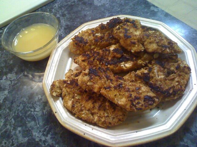 photo of Almond Chicken with Honey Lime Sauce