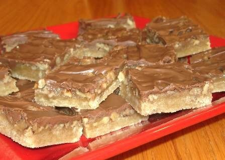 recipe for caramel and chocolate pecan bars