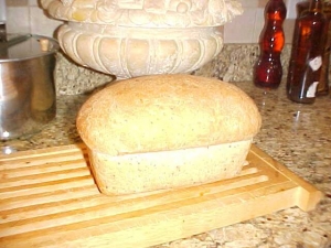 recipe for hearty wheat bread with flax seed