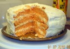 Orange Dreamsicle Layer Cake
