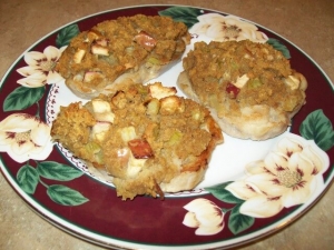 recipe for pork chops with apple stuffing for a crowd