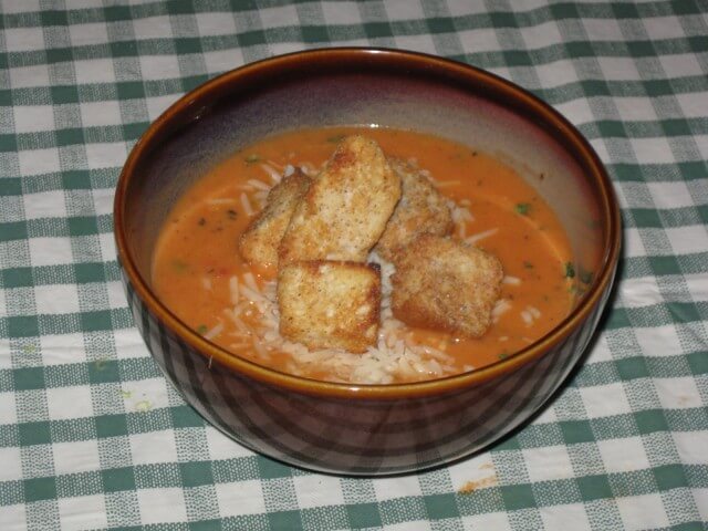 photo of Creamy Tomato and Basil Bisque