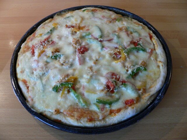 photo of Garlic Shrimp And Peppers Pizza