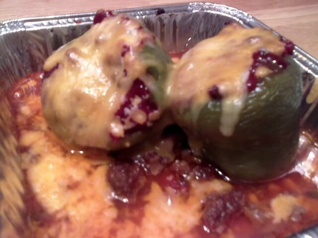 photo of Baked Stuffed Green Peppers