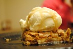 Applebee's Walnut Blondie With Maple Butter Sauce Recipe