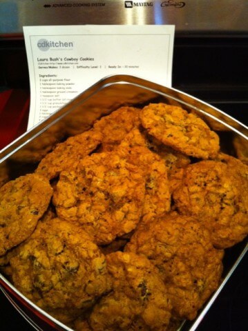 Laura Bush's Cowboy Cookies Recipe | CDKitchen.com