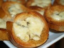 Bruschetta With Gorgonzola Cheese And Honey