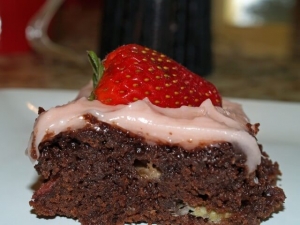 recipe for strawbana brownies