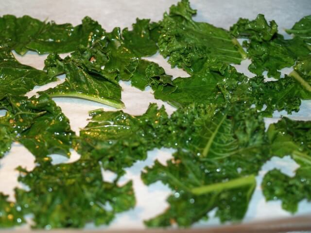 Lime Kale Chips Recipe | CDKitchen.com