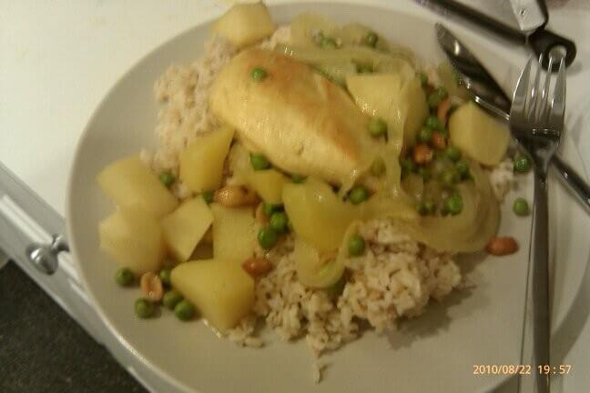 recipe for coconut chicken curry