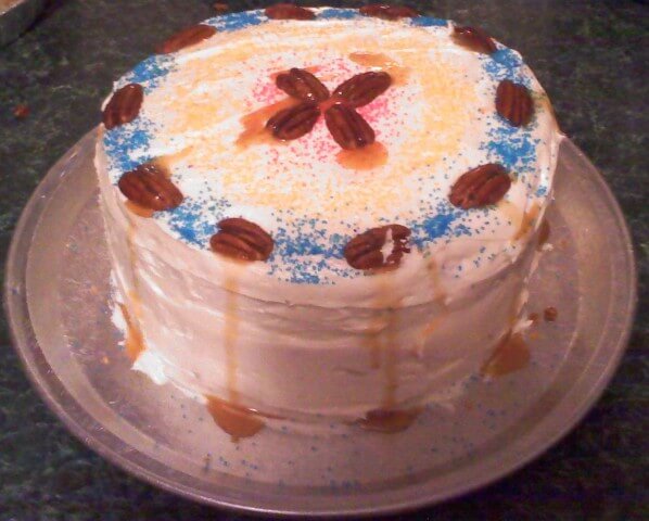 photo of 3 Layer Pumpkin Pecan Cake