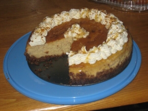 recipe for copycat olive garden pumpkin cheesecake