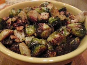 recipe for roasted brussels sprouts with hazelnut brown butter