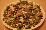 Cranberry, Feta and Roasted Walnut Salad