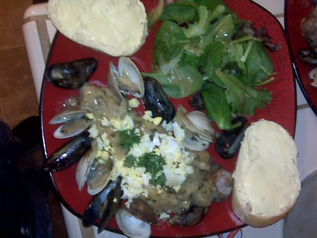 photo of Mako Steaks With Mussels And Clams