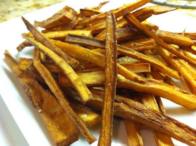 recipe for garlic parsnip fries