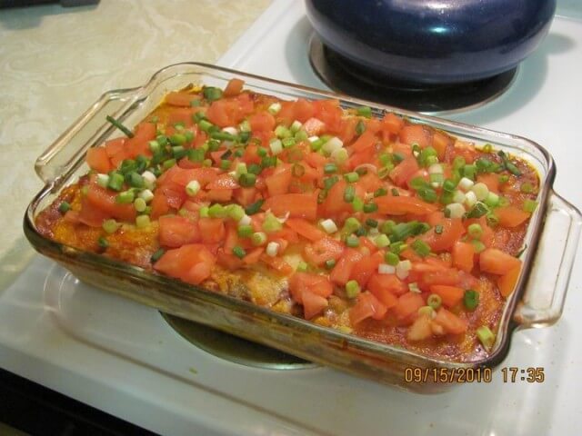 photo of Beef And Green Chile Enchiladas