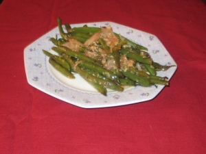 recipe for dressed up green beans