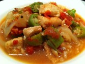 Catfish Curry with Tomatoes and Okra Recipe