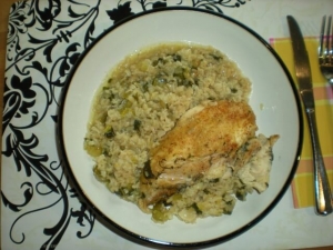 recipe for baked chicken and rice