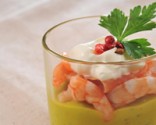 view the recipe for Avocado And Shrimp Verrines