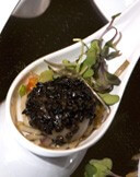 recipe for asian style grilled scallops with somen noodle salad and cilantro vinaigrette