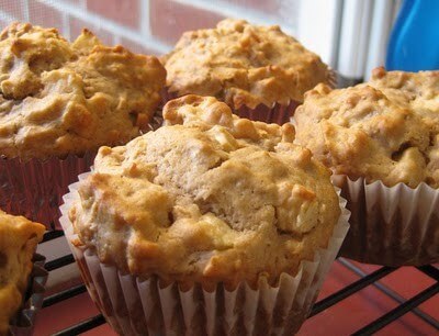 recipe for low glycemic no added sugar oatmeal apple muffins