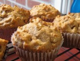 Low Glycemic No Added Sugar Oatmeal Apple Muffins Recipe