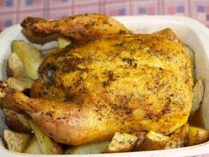 recipe for thai-spiced roasted chicken with potatoes