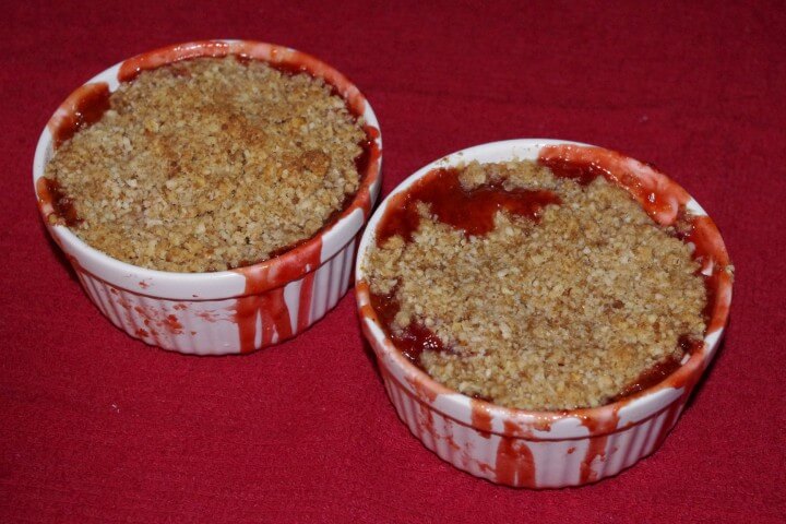 recipe for strawberry mango crumble