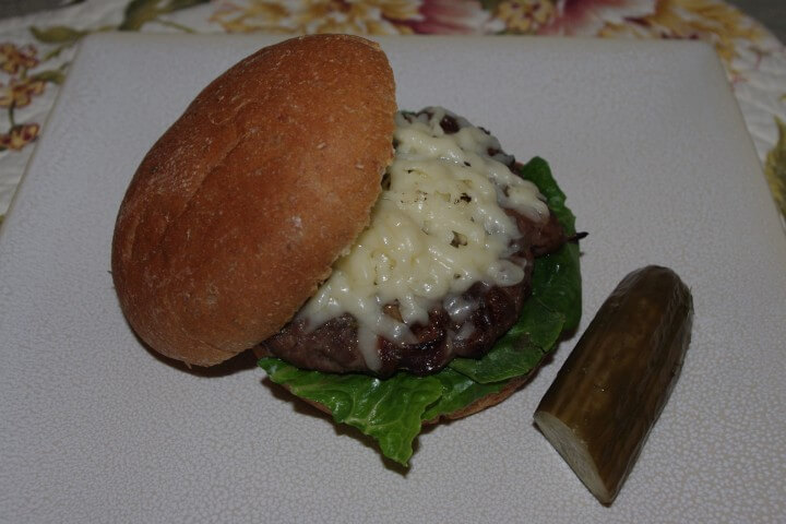 photo of French Onion Burgers With Gruyere Cheese