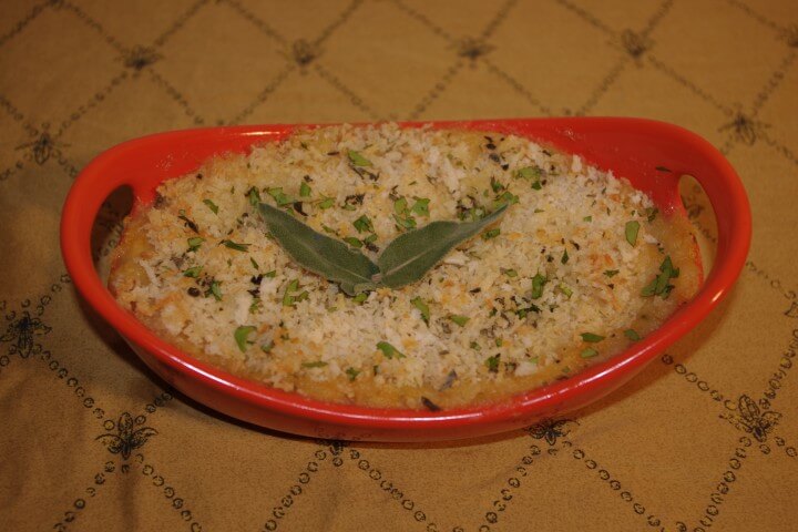 recipe for cheesy potato  rutabaga bake