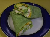 view the recipe for Cucumber Avocado Chicken Wrap