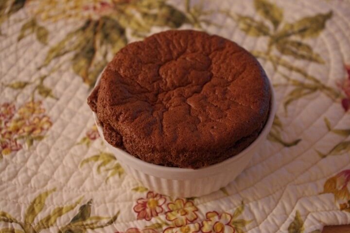 photo of Red Chile Chocolate Souffle