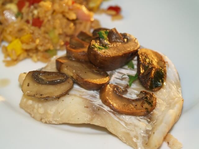photo of Cod With Mushrooms, Garlic And Vermouth
