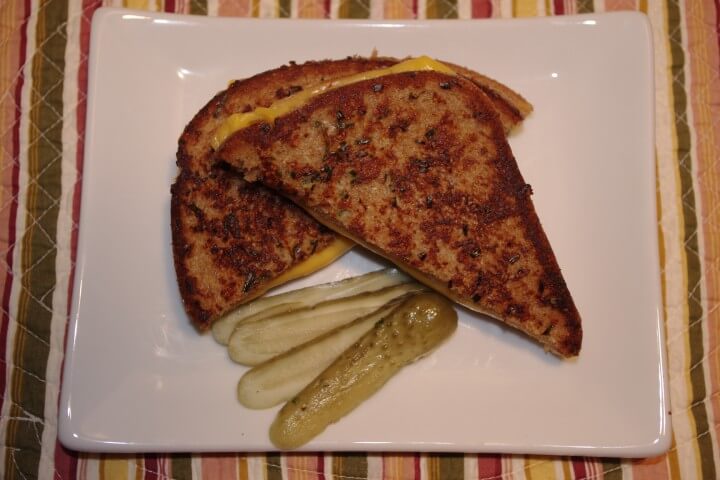 recipe for garlic grilled cheese