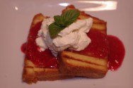 Grilled Pound Cake With Raspberry Orange Sauce And Orange Cream Recipe