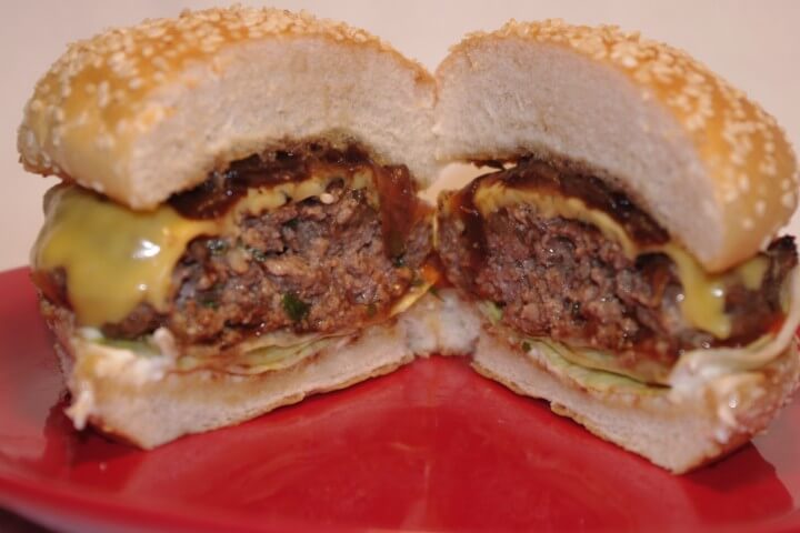 recipe for balsamic basil brisket burgers