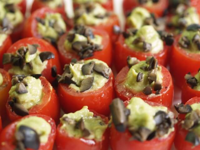 photo of Cherry Tomatoes and Avocado Mousse