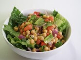 Chick Pea and Red Onion Salad