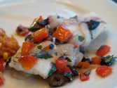 Baked Cod And Peppers