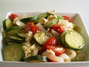 recipe for mixed vegetable grill with feta