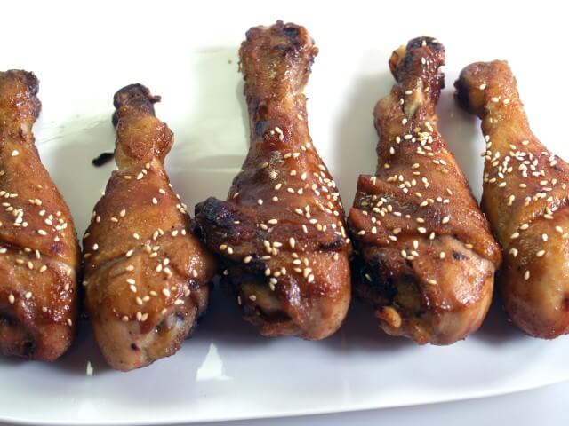 photo of Chicken Drumsticks With Asian Barbecue Sauce