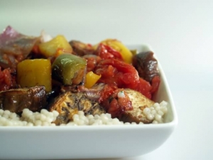 recipe for grilled vegetables over couscous