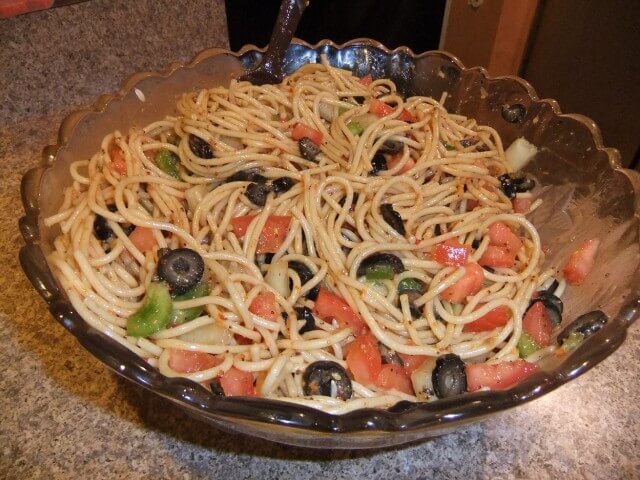 Spaghetti Salad Recipe from CDKitchen.com