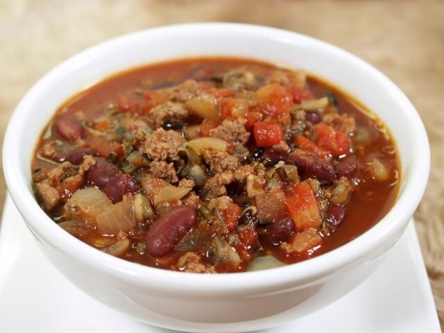 Crock Pot Wild Rice Chili Recipe | CDKitchen.com