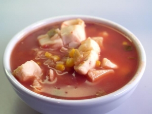 recipe for tex-mex seafood chowder soup with corn